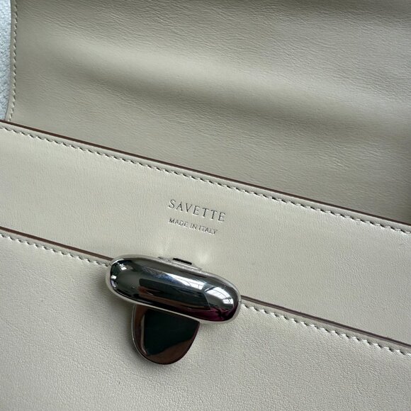 Savette Symmetry Pochette in Bone Leather - Picture 7 of 7